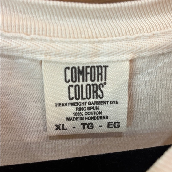 Comfort Colors Palm Tree Beach Club Cream Short Sleeve Tee - Picture 2 of 4